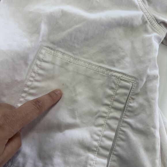 Chino by Anthropologie Jacket Womens Small Light Pink Chore Utility Shacket - Picture 12 of 12